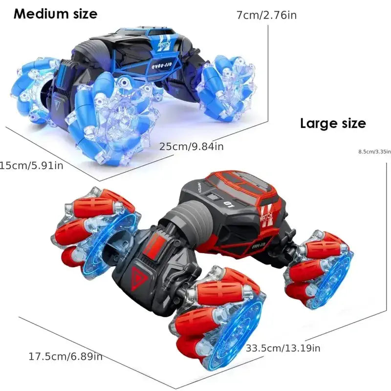 CARRO ACROBATICO CON SENSOR 360°