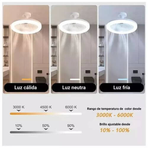 Foco Ventilador Aromatizante